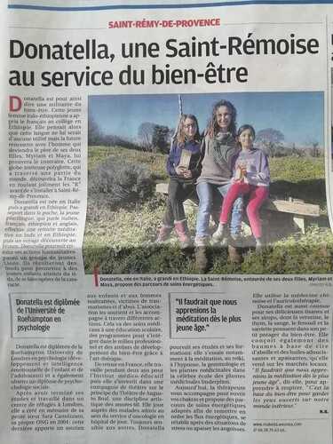 article sur LA PROVENCE 8 02 2021